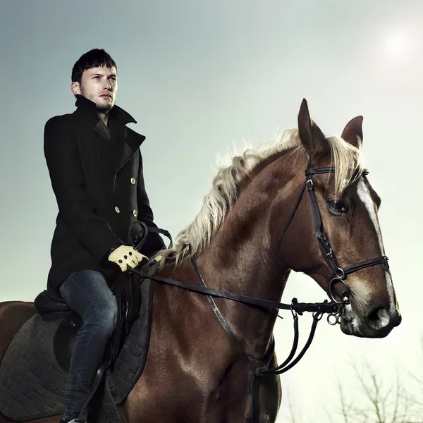 Elegant rider — Stockfoto