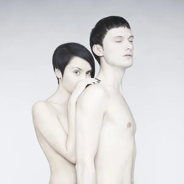 Jovem casal sensual — Fotografia de Stock