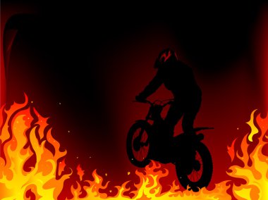 Motocross clipart