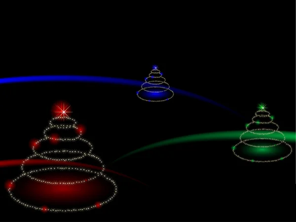 Arbres de Noël — Image vectorielle