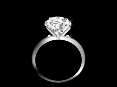 Diamond ring clipart