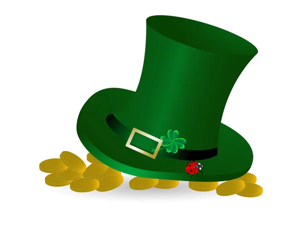 Zelený klobouk — Stockový vektor