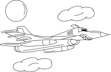 Battle plane clipart