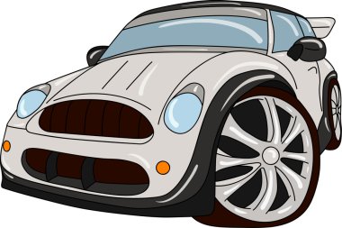 Vector - car tuning isolated on background clipart