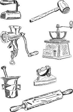 Set untensils clipart