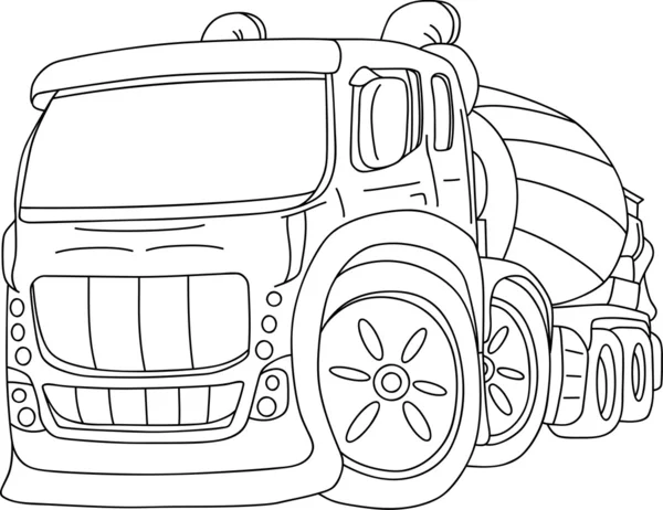 Camion d'agitation — Image vectorielle