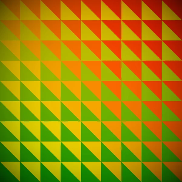Szivárvány háromszög mozaik. — Stock Vector