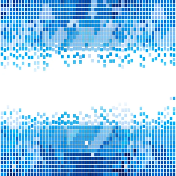 Fondo de mosaico azul abstracto — Vector de stock