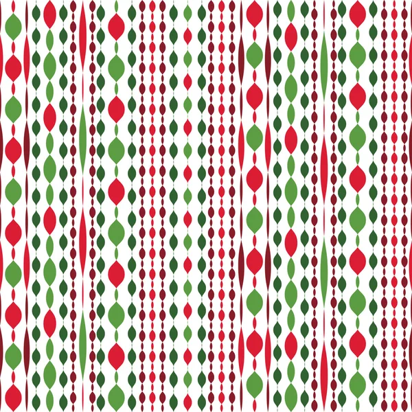 Guirnaldas hermoso patrón de vectores sin costuras de Navidad — Vector de stock