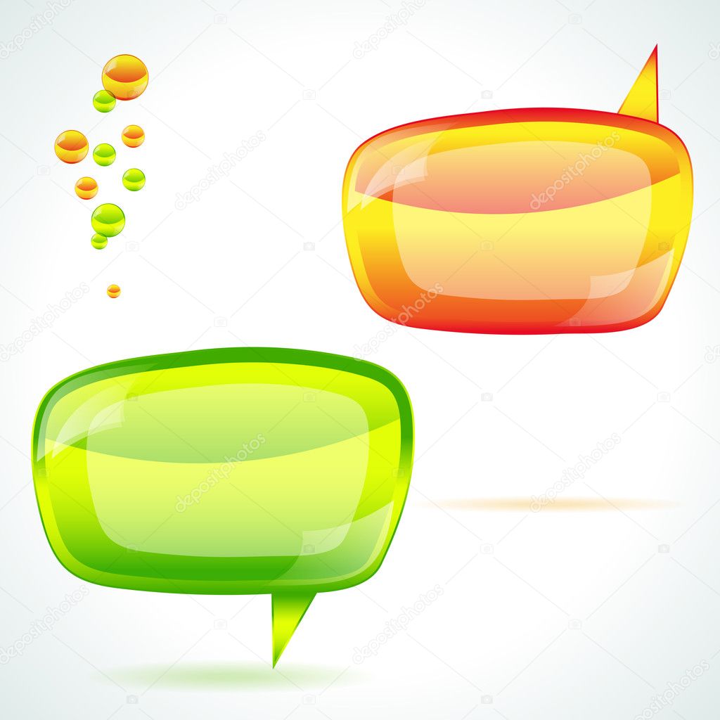 Speech bubble - vector illustration