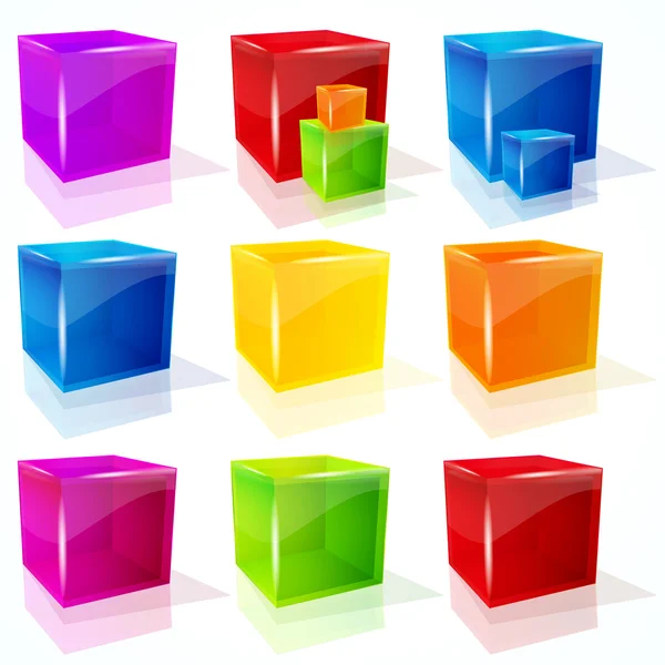 Cubes vectoriels . — Image vectorielle