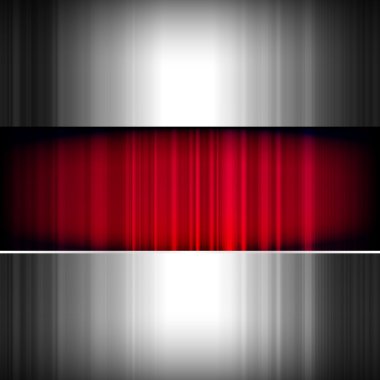 Abstract background, metallic and red, vector. clipart