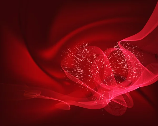 Прекрасний векторний дизайн серця з простором для вашого тексту — стоковий вектор