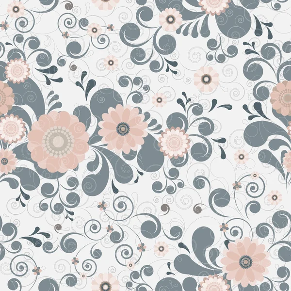 Floral naadloze achtergrond van elegante kleuren. vector illustratio — Stockvector