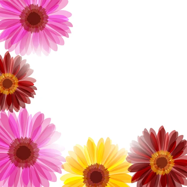 Fantasie floral achtergrond — Stockvector