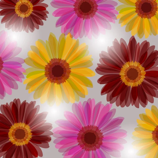 Fantaisie Arrière-plan floral — Image vectorielle