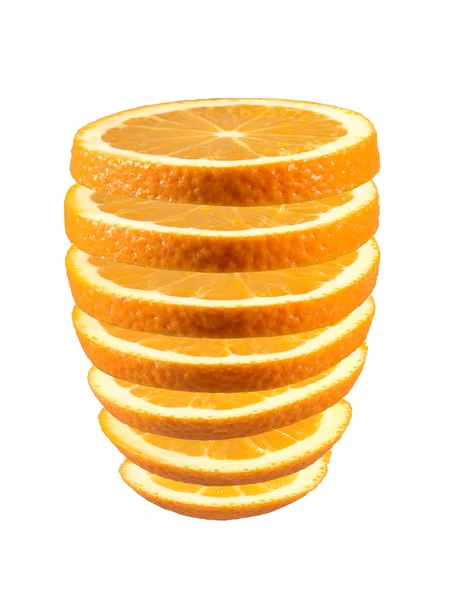 Naranja fresco en rodajas . —  Fotos de Stock