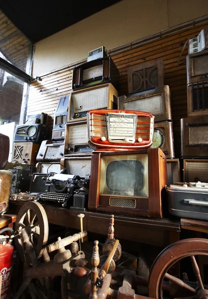 Старый телевизор Стоковое Изображение