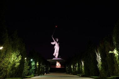 Memorial complex in Volgograd clipart
