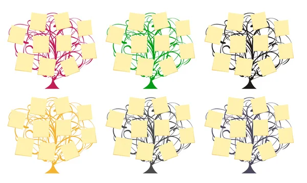 stock vector Color vector tree