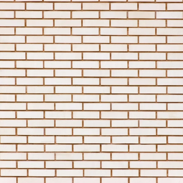 Beige Färgad Fin Brick Wall Textur Bakgrund Stora — Stockfoto