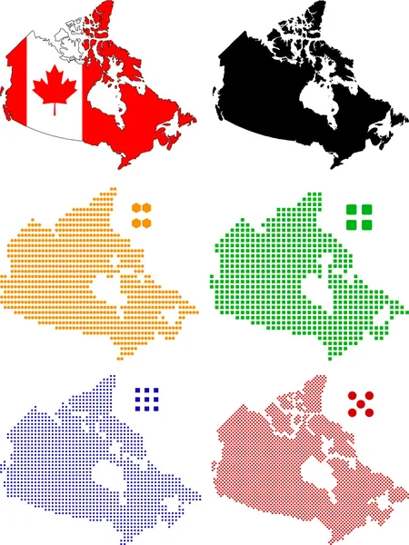 Canada — Vettoriale Stock