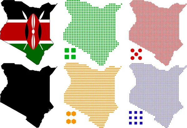 Vecteur Kenya — Image vectorielle