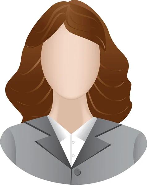 Icona delle donne d'affari — Vettoriale Stock