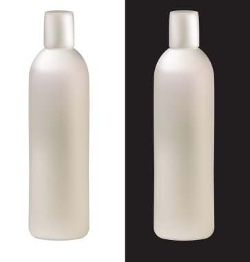 Bottle of shampoo clipart