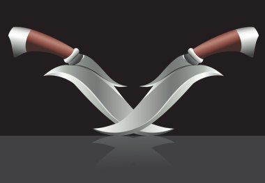 Two daggers clipart