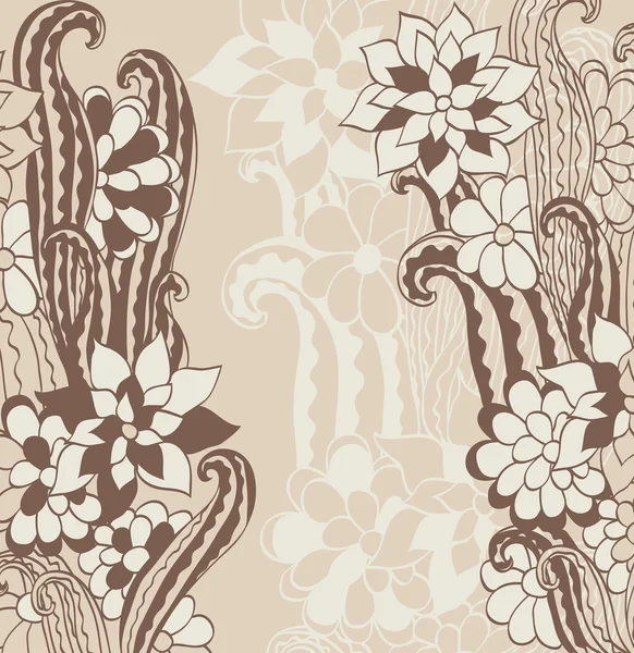 Vintage Floralen Hintergrund — Stockvektor