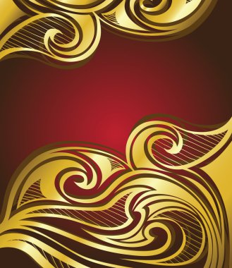 Abstract background with decorative elements clipart