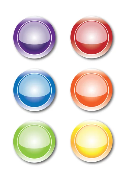 Botões de vidro — Fotografia de Stock