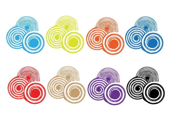 Woodcut Swirls — Stock Photo, Image