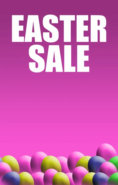 Easter Sale Poster — Stock Photo, Image