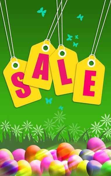 Sale Tag Poster — Stock Photo, Image
