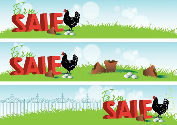 Farm Sale Banners — Stock Photo, Image