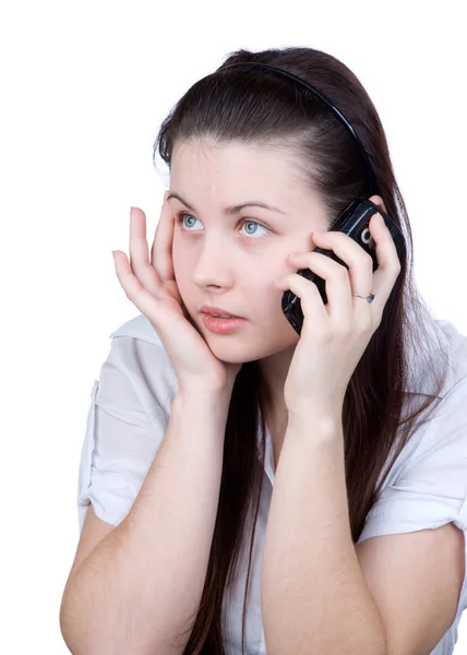 cep telefonu ile kadın