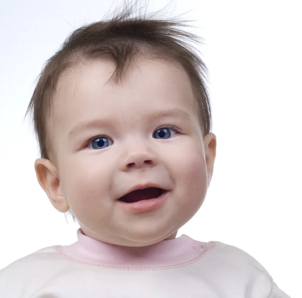 stock image The small child on a white background