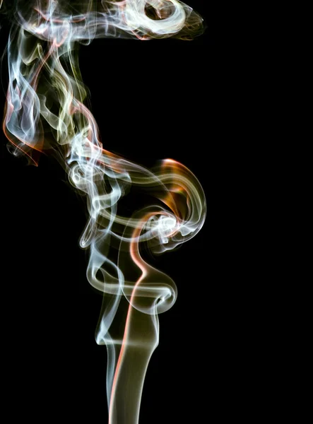 A mulher abstrata de uma fumaça Imagem De Stock