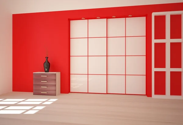 Red interior concept — Stock Photo, Image