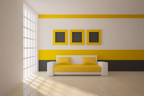 Orange interior concept — Stock Photo, Image