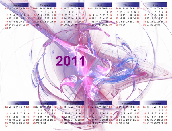 stock image Calendar 2011