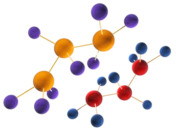 Ciencia fondo abstracto, estructura molecular — Foto de Stock