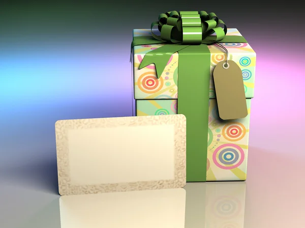Caja de regalo color —  Fotos de Stock