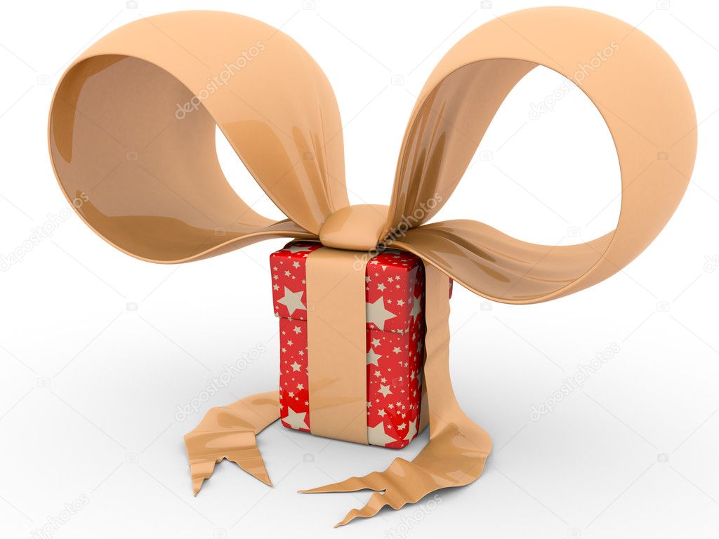 Gift box funny — Stock Photo © HAPPY_HEART 4662881