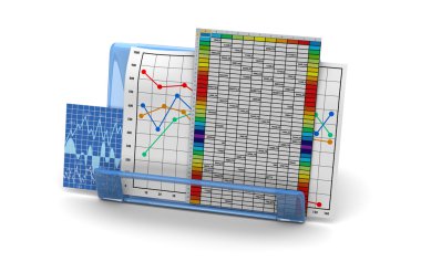 İş Finans şeması, bar, grafik diyagramı