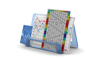 İş Finans şeması, bar, grafik diyagramı