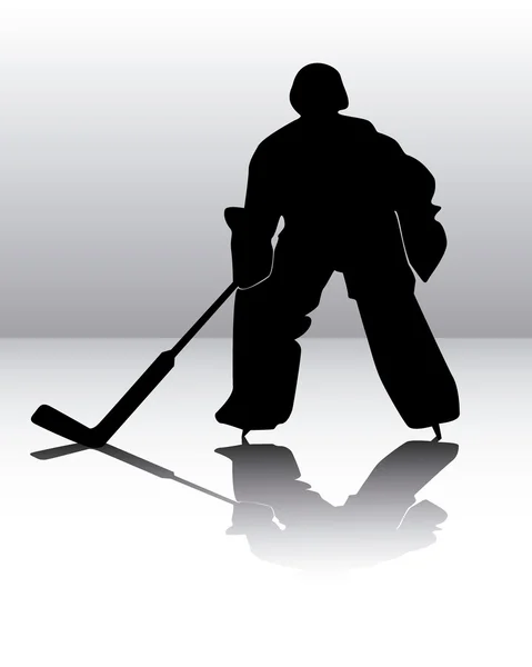 Portero de hockey — Archivo Imágenes Vectoriales