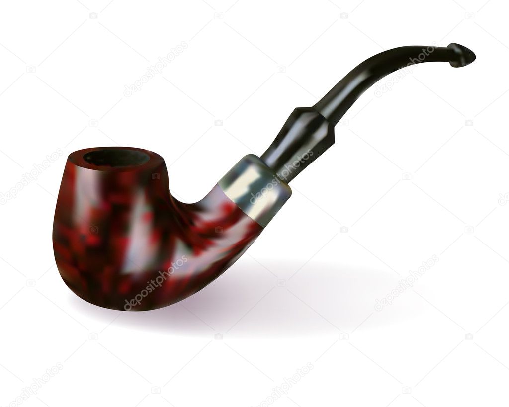 Pipe on a white background